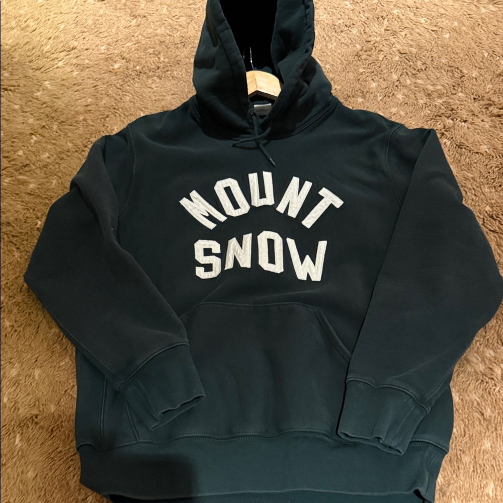 J. Crew Dark Green 'Mount Snow' Hoodie